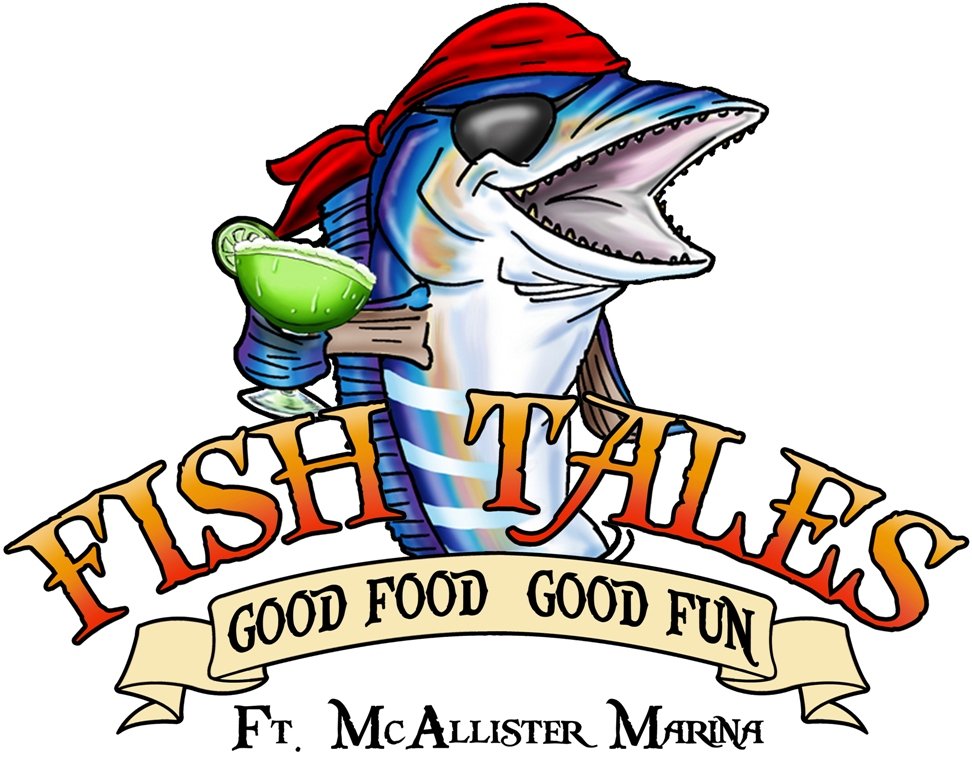 Fish Tales. Good Food Good Fun. Fort McAllister Marina